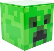 Minecraft Creeper Tin Storage Box Cube Organizer with Lid | 4 Inches