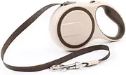 Dog Retractable Leash Lead Brown 3M 5M Nylon Automatic Retractable Dog Leash Adjustable Pet Walking Training Extending Traction Rope 3M
