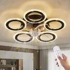 Ceiling Fan with Lights Remote Control, 20" Personality Geometric Ceiling Fan...