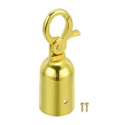 1.3"x3.7" Stanchion Rope End Stopper, Cord End Caps End Cap, Golden