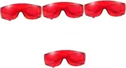 jojofuny Protection Goggle Welding Goggles Safety Glasses Light Blocking Glasses Mowing Goggles Protective Goggles Windproof Eyewear Glasses Protective Anti-scratch Eyewear Red Plastic
