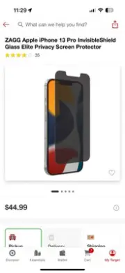 ZAGG Apple iPhone 14/13 & 13 Pro InvisibleShield Glass Privacy Screen Protector