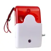 1 Pc Sound Alarm Strobe Siren Alarm Offices Siren Security 200ma DC12V