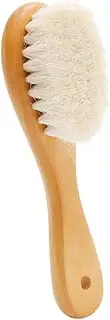 Baby Hair Brush, Newborn Hair Brush with Soft Bristle, Natural Goat Hair for Newborns & Toddlers, Newborn Baby Essentials