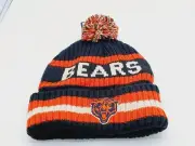 ‘47 Brand Chicago Bears Bering Cuff Knit Hat Pom Winter Toboggan NFL