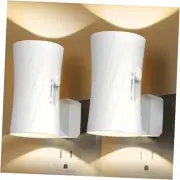 Night Lights Plug into Wall, LED Plug in Night Light, 3000K/5000K Switch, White
