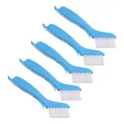5 Pack Mini Duster Car Air Vent Folding Brush Cleaner for Window Keyboard, Blue