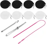 8PCS Drawstring Cord, Replacement Drawstring for Sweatpants, 57 Inch Drawstrings