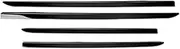 Compatible for Kia Carnival KA4 2021 2022 2023 2024 Stainless Steel Chrome Side Door Car Body Molding Skirts Scratch Resistant Cover Trim(Black)