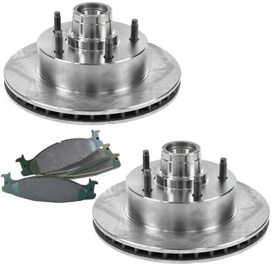 Front Disc Brake Kit for Ford E-150, Club Wagon, Econoline (1994-2002) (for: Ford)