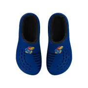 FOCO NCAA Men's Kansas Jayhawks Sherpa Lined Big Logo Clogs
