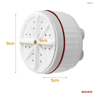 超聲波渦輪洗衣機便攜式迷你洗衣機帶 USB 電源吸盤,適合家庭旅行商務旅行