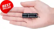 Mini Flashlight Keychain with Micro USB Rechargeable Tiny Flashlight Brightness