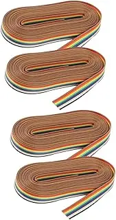 ETHZZLE 4 Rolls 10 5m Ribbon Cable TRS Cables Ribbon Jumper Cable Flat Ribbon Cable SAE Cable Pitch Ribbon Cable Computer Ribbon Cable Ribbon Cable Connectors 10pin Wire Y Cable