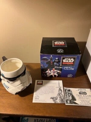 Star Wars Classic Collectors Series Stormtrooper Figural Mug 1995 Applause 46046