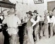 Old West Cowboy Saloon 1880s Mousepad Computer Mouse Pad Accessory 7 x 9