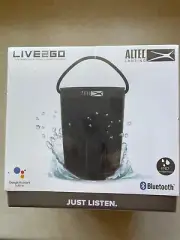 Altec Lansing GVA3 Live 2 Go Bluetooth Waterproof Portable Smart Speaker New