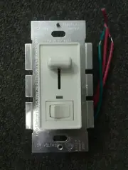 White Low Voltage Incandescent Slide Dimmer 700W Single Pole 3-Way Preset Switch