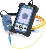 Fiber Optic Inspection Probe with 400X Microscope Fiber Tester 3.5-Inch Display Fiber Optic Inspector with Four Tips, 4000mAh Battery and Tool Backpack