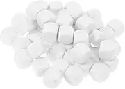HOOTNEE 50pcs Blank Square Acrylic Dice DIY Tabletop Gaming Dice for Handwriting Smooth Surface for Creative Role Play Games