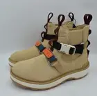 Sorel Women Size 9 Hi-Line EQ Ceramic Chalk Suede Waterproof Chelsea Boots