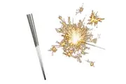 Sparklers Party Sparkler For Birthdays Party Parties Wedding 25 / 42 / 70 / 90CM Low Smoke Gold Sparklers