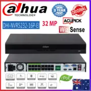 Dahua 32MP 32CH 16PoE NVR NVR5232-16P-EI Wizsense Acupick NETWORK VIDEO RECORDER