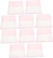 BUGUUYO 25pcs Thickened Super Absorbent Waterproof Dog and Cat Pet Training Mat Dog Enrichment Pee Pad Holders for Dogs Kennel Small Pee Pads Puppy Pads Outdoor Pink Non-Woven Fabric