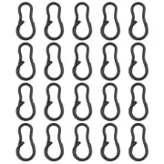 25pcs/lot Fishing Snap Clips Speed Links Swivel Hook Snap Carp Terminal Tackle