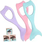 OFFIGAM 3pcs Mascara Shield Applicator Eyelash Comb Cosmetic Tool Prevent Smudging Eyeliner for Beginners Makeup Enthusiasts