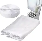 Air Conditioner Window Seal | Adjustable AC Window Seal,Horizontal Sliding Window Kit, Weatherproofing Products with Drawstring Design for AC Unit