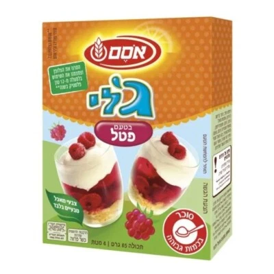 6x Osem Instant Jello-Gelatin Petel Flavor, 85 Grams, From Israel, Kosher