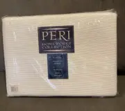 Peri Homeworks Collection Queen Ottoman White Bed Skirt 60 X 80 X 14