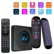Android 11 X96-X4 S905X4 8K UHD 4GB/32GB Dual WIFI 5G Bluetooth TV Media Box