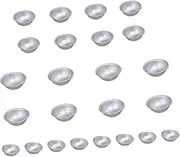 Tofficu 24Pcs Bath Mold DIY Shower Salt Ball Mould Food Grade Baking Tool for Fun Bath Projects for Activities and Creative Baking
