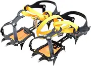 [BESPORTBLE] Climbing Shoes Ice Grippers Toothed Anti-Slip Crampons Abs Safety Buckle