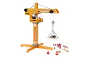10pc Hape Crane Lift Construction Vehicle Play Set Wood Toy Kids Toddler 3y+ ORG