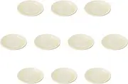 Set of 10 Yuukyu Morning Mist, Hand Twisting 4 Inch Plates, 5.3 x 1.0 inches (13.4 x 2.6 cm) | Small Plates Setomonohonpo