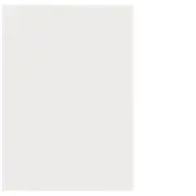 Hager Finesse Blank Plate - Horiz Matt White - WBQSPB-MW