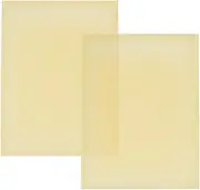 BENECREAT 2 Sheet Hot Melt Resin Strips, 11.4×8.3 inch Gold Thermal Glue Strips for Book Binding Repair Hot Melt Binding Machine, 1.3mm Thick