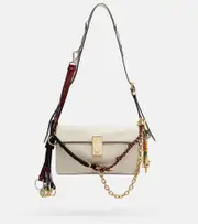 [Prada] Prada Prada Soft Sound Small leather shoulder bag One Size white
