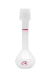 Eisco Labs 25mL Volumetric Flask with Screw Cap - Polypropylene - Autoclavable