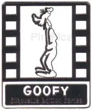 Disney WDW Silhouette Edition Series Goofy Pin