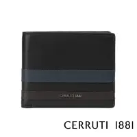 在飛比找momo購物網優惠-【Cerruti 1881】限量2折 義大利頂級小牛皮8卡短