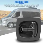 Recessed Carbon Steel Toolbox Lock with Folding Drop T Handle for Trailer Carava