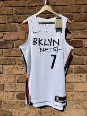 Kevin Durant Brooklyn Nets Basquiat City Edition Nike NBA Swingman Jersey 48 Lrg