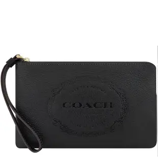 【COACH】大C PVC/皮革手拿包/識別證件夾(多款多色任選-買就送璀璨水晶觸控筆)