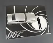 1/18 Aston Martin DB5 James Bond 007 Themed Wall Art Model Mount Free Shipping