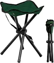 Travel Folding Camping Tripod Stool | Portable Fishing Tripod Chairs Lightweight | Tall Foldable Oxford Cloth Slacker Chair for Camping Walking Fishing Travel Hiking