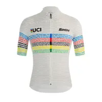 在飛比找蝦皮商城優惠-Santini UCI 公路世錦賽百年紀念短袖車衣 透氣貼身